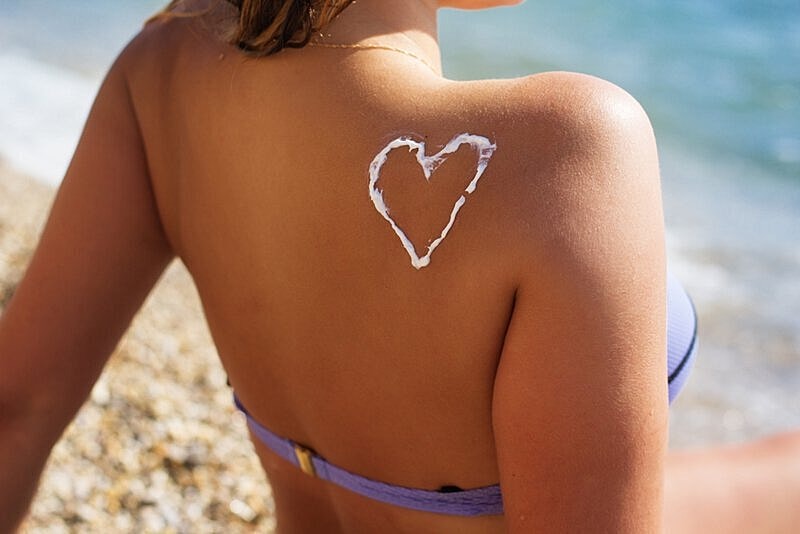 Always put sunscreen over your scars.