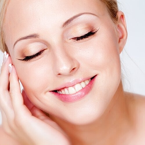 Syringe preparing for Juvederm lip augmentation.