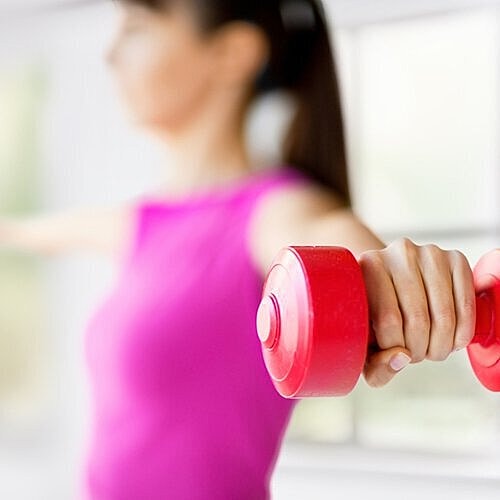 Weight lifting alone won't reduce sagging arms. Combine this exercise with an arm lift.