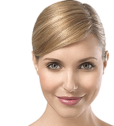 woman touching eye area concerned about crow's feet