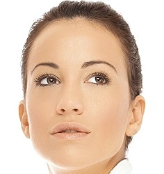patient receiving botox forehead injections