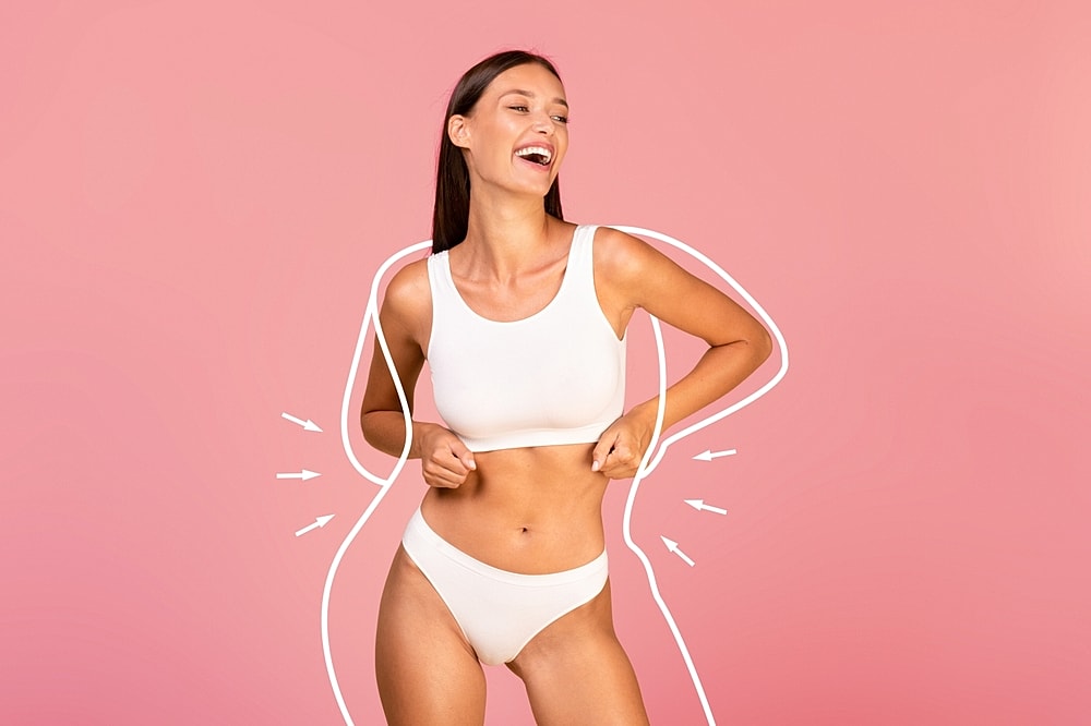 Patient receiving Emsculpt NEO body contouring treatment