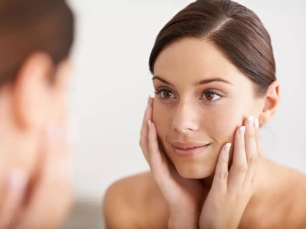 Botox injection near frown lines