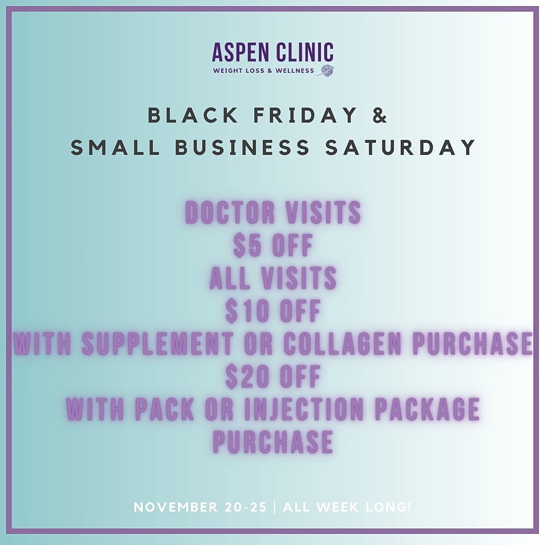 Various Black Friday and Small Business Saturday deals being offered