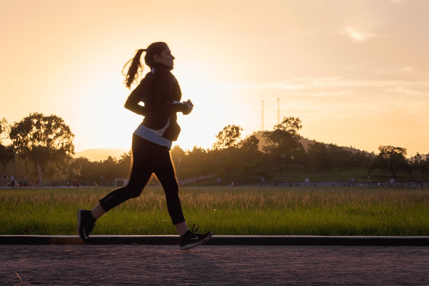 person jogging