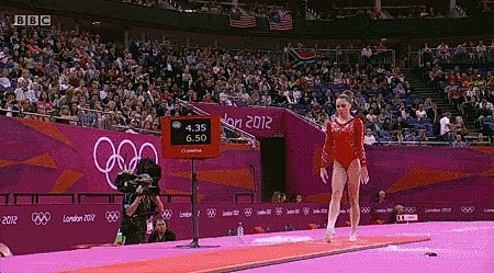 Coming from a former gymnast, this should have been a 10 (or 16.5)! Whichever scoring you prefer, this was perfect.