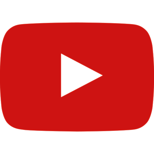 Play button on a circular background