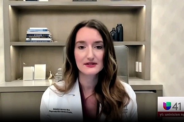 Dr. Natalia Llarena featured on Noticias Univisión 41