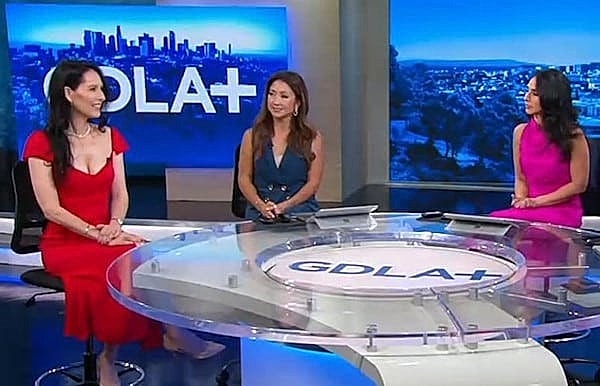 Dr. Alison Peck on Good Day LA discussing geriatric pregnancy.