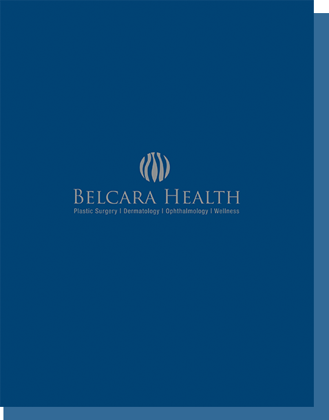 Belcara Health logo on blue background
