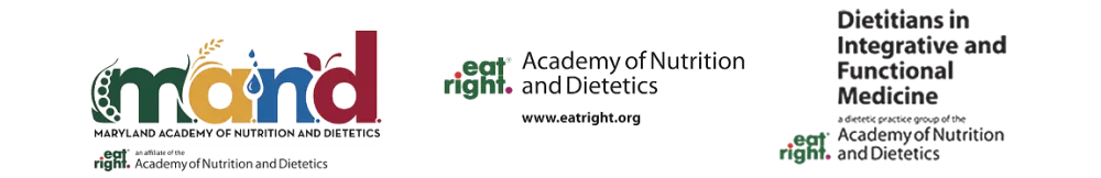 Maryland Academy of Nutrition and Dietetics logo.