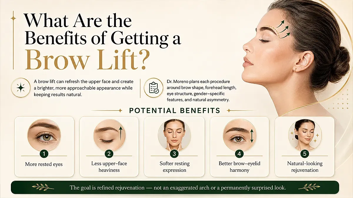 What are the benefits of getting a brow lift?