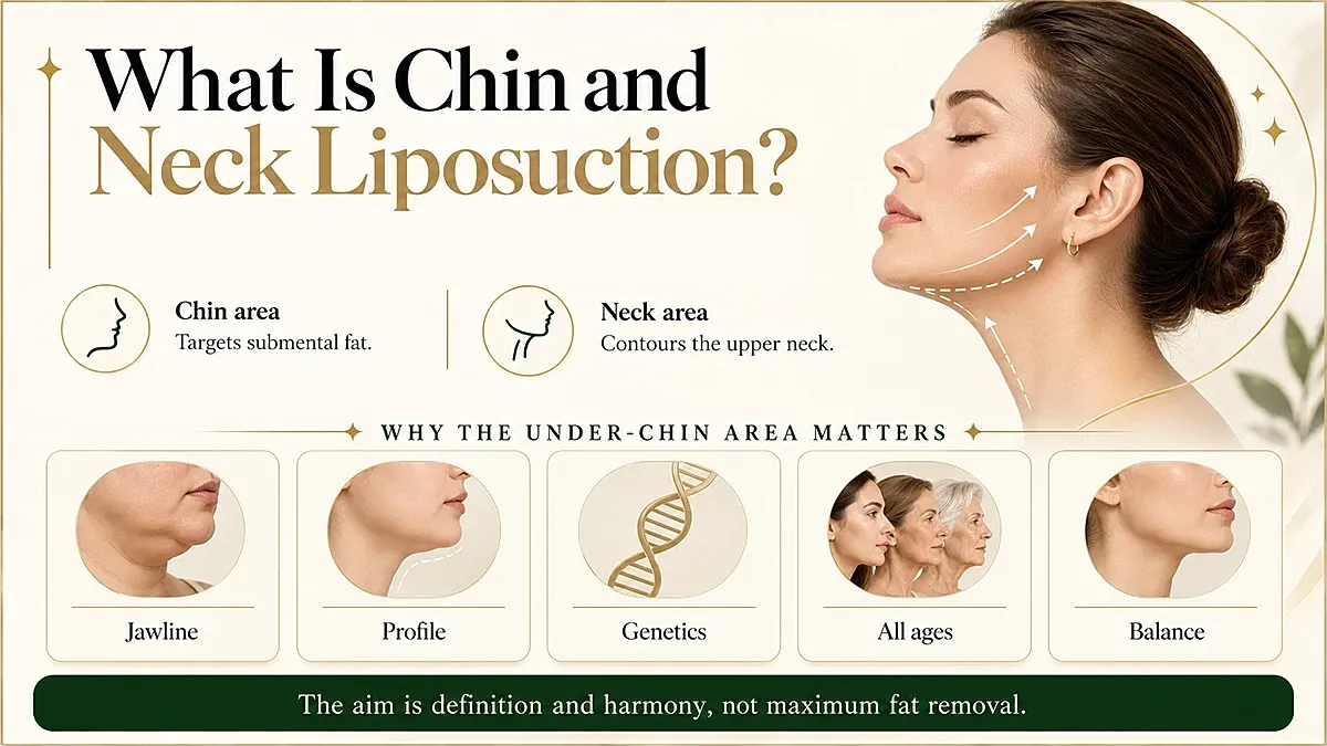 Chin and neck liposuction overview and benefits.
