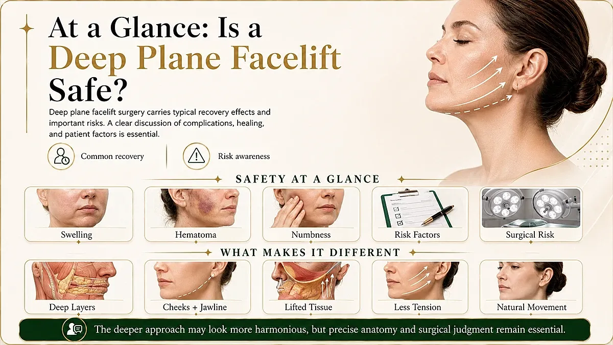 Deep plane facelift safety overview and considerations