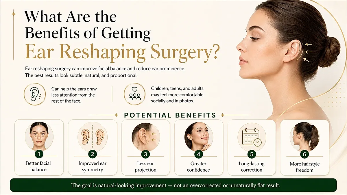 What are the Benegits of getting Ear Reshaping Surgery