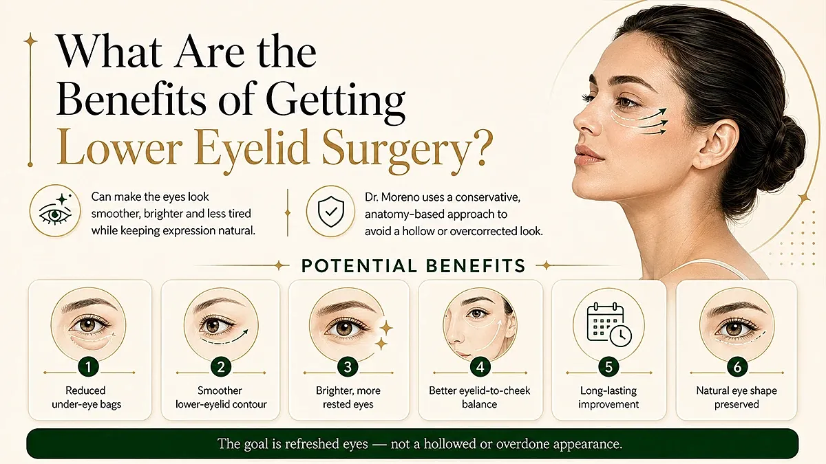 What Are the Benefits of Getting Lower Eyelid Surgery?