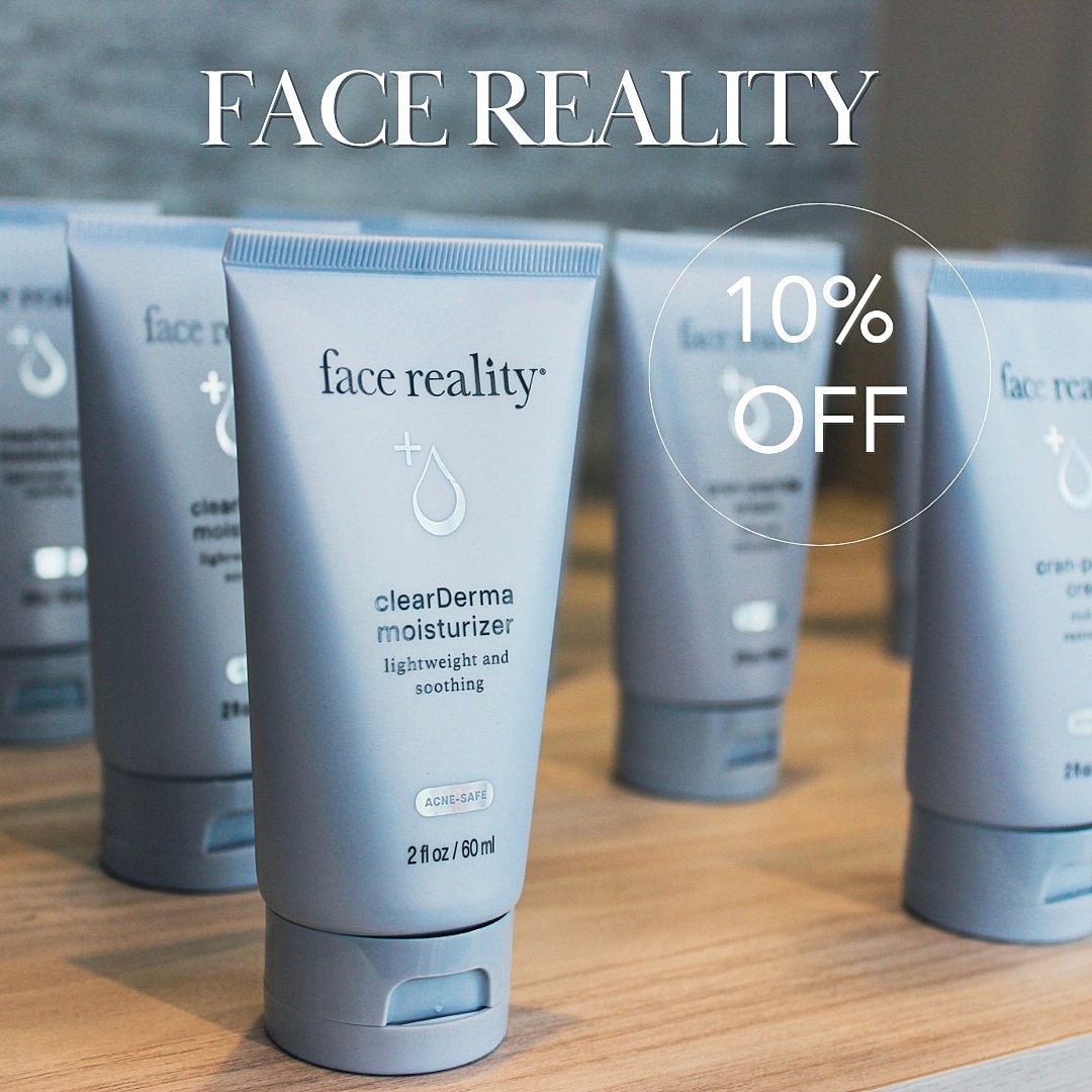 Moisturizers with promotional discount offer.