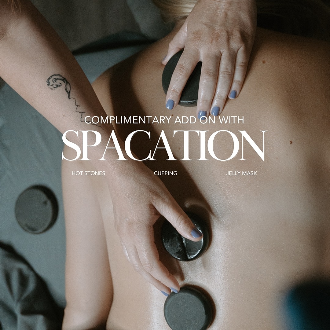 Massage techniques featuring hot stones and cupping.