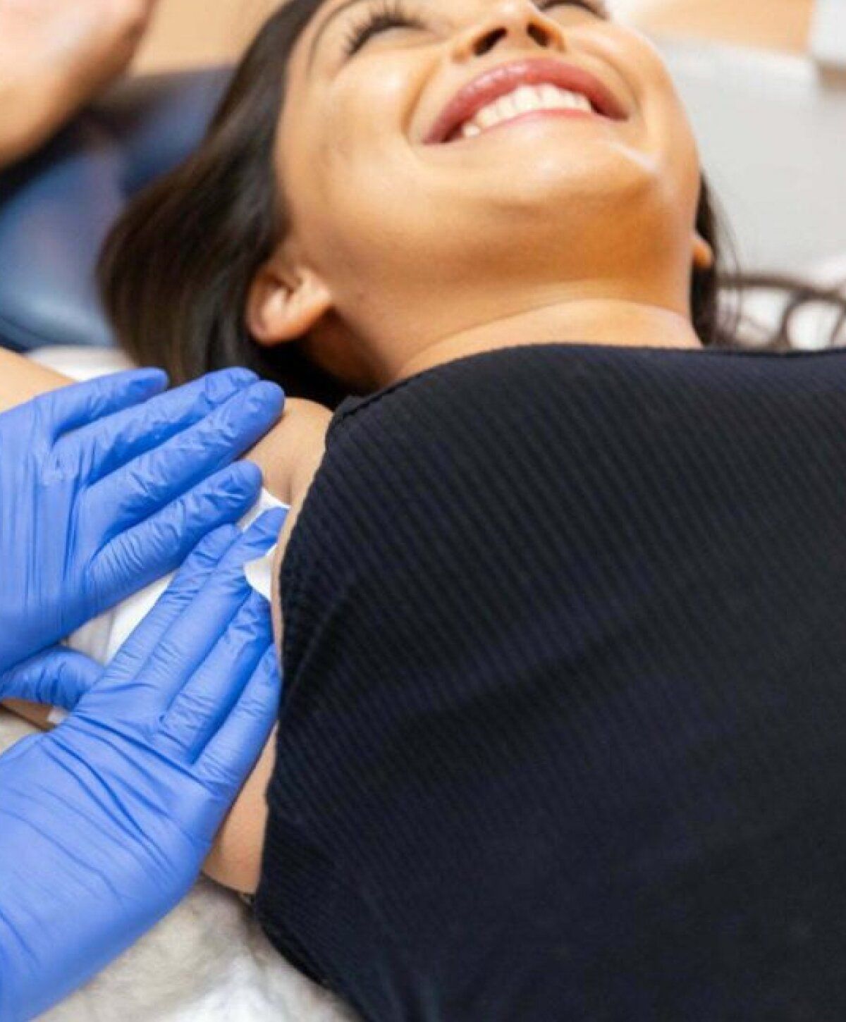 santa rosa miradry patient undergoing treatment