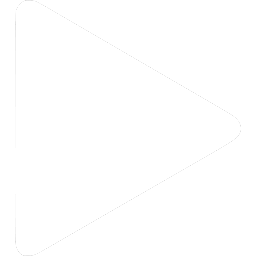 White triangular play button icon on black background