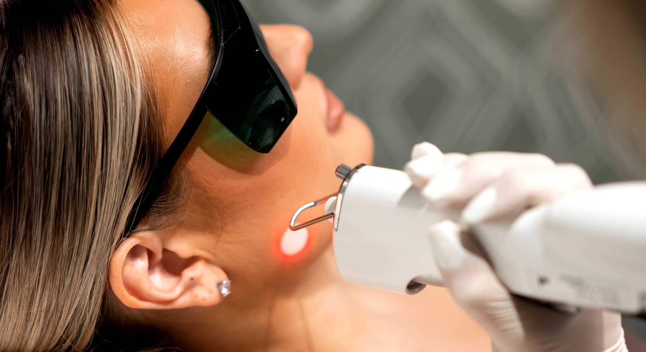 Woman post aesthetic treatment at Kalon Medspa in RiNo in Denver, CO.