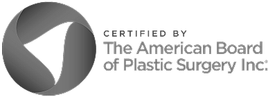 American Board of Plastic Surgery certification logo.