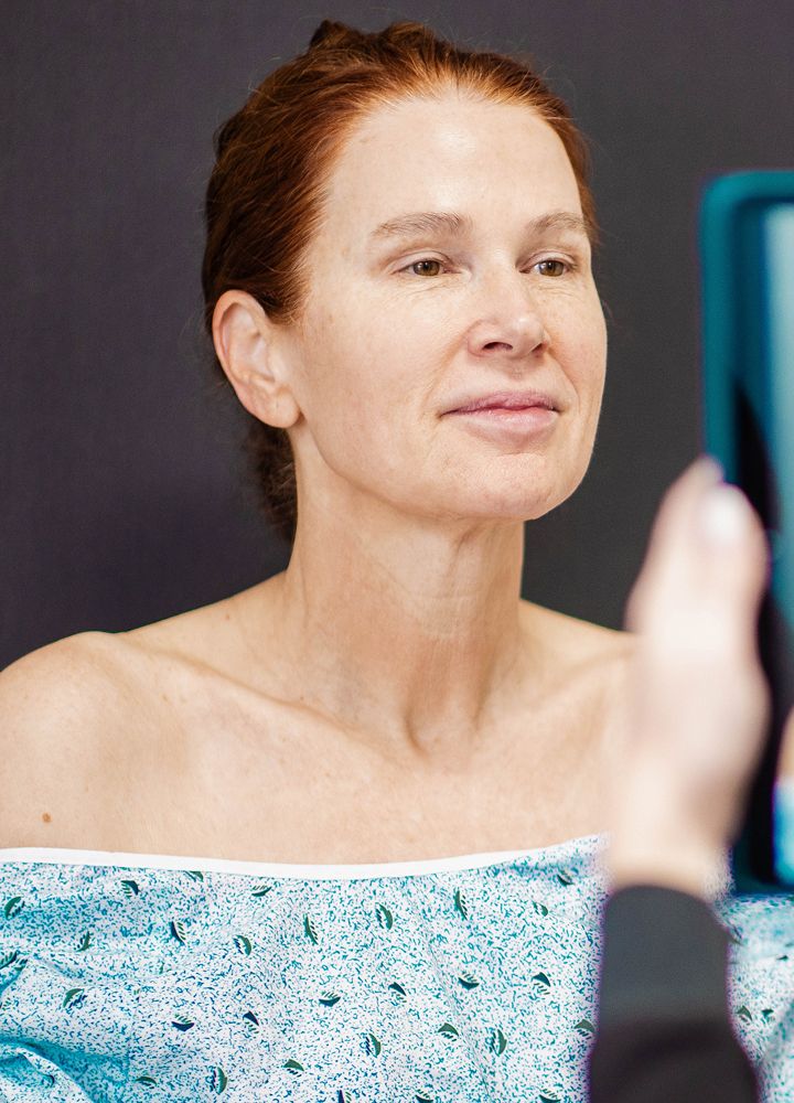 Woman with natural beauty posing for a portrait.