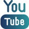 YouTube logo with play button design.
