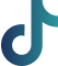 TikTok logo in gradient blue tones