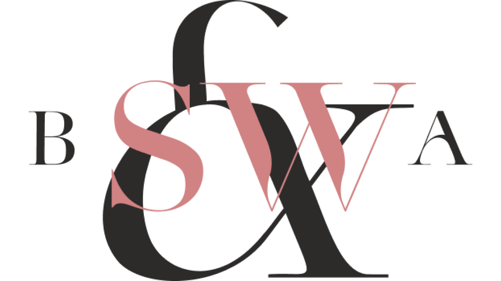 Stylized logo featuring the letters SWBA
