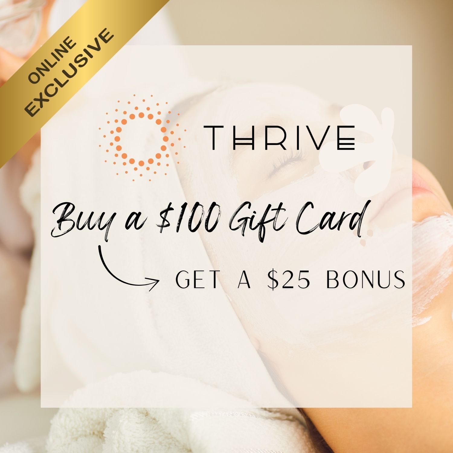 $100 gift card with $25 bonus offer