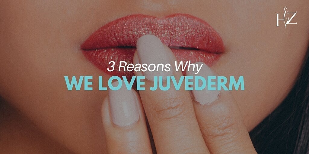 juvederm patient model touching her lips with her fingers