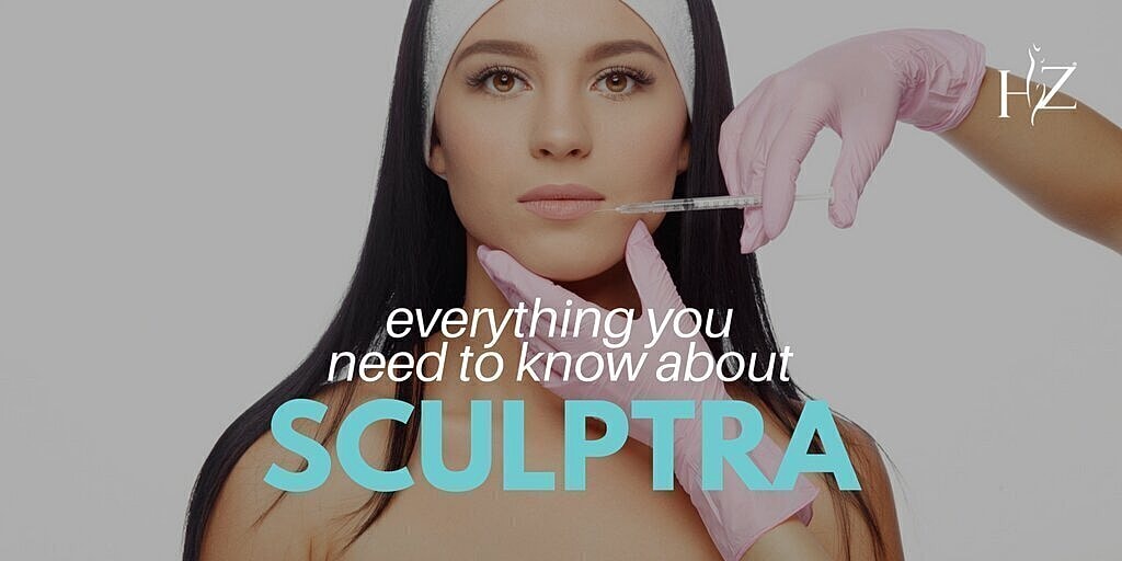 sculptra patient model receiving an injection